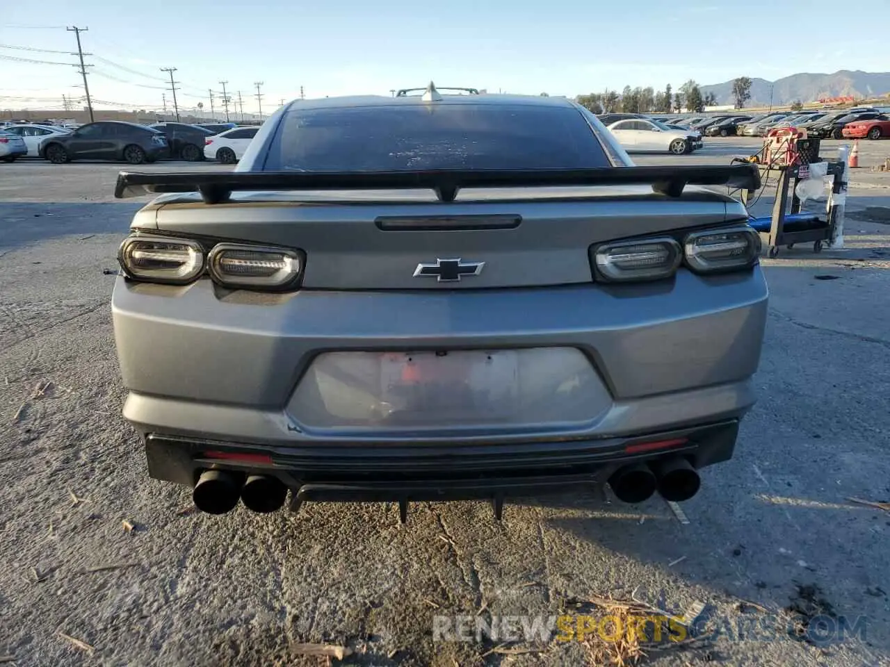 6 Photograph of a damaged car 1G1FF1R73L0149403 CHEVROLET CAMARO 2020