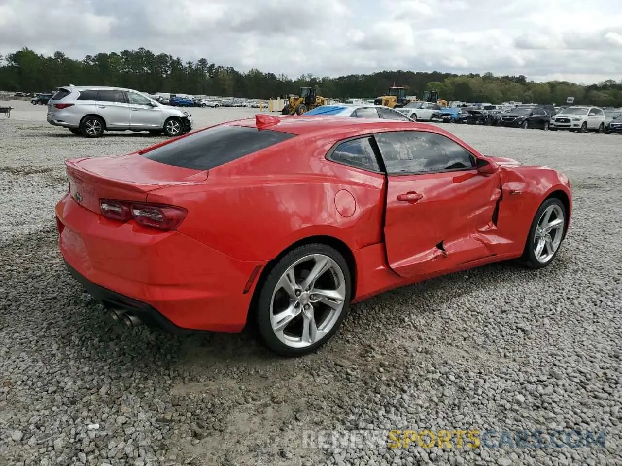 3 Photograph of a damaged car 1G1FF1R76L0148939 CHEVROLET CAMARO 2020