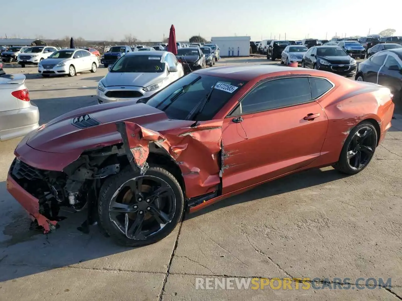 1 Photograph of a damaged car 1G1FF1R7XL0128161 CHEVROLET CAMARO 2020