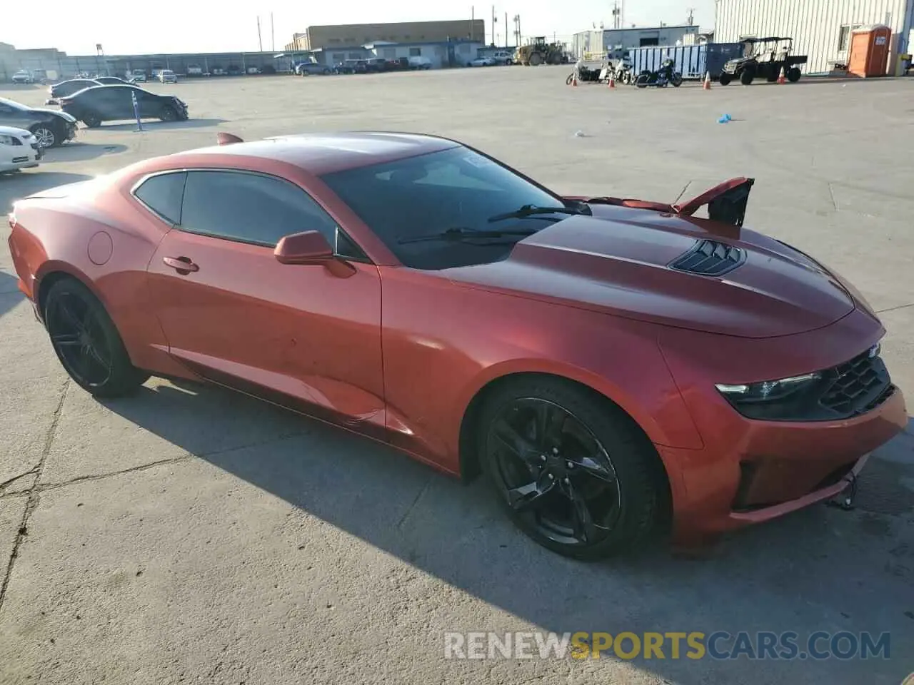 4 Photograph of a damaged car 1G1FF1R7XL0128161 CHEVROLET CAMARO 2020