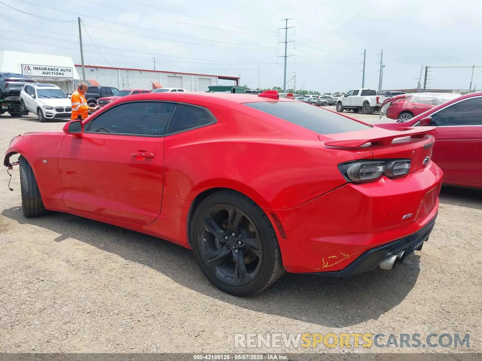 3 Photograph of a damaged car 1G1FH1R70L0114005 CHEVROLET CAMARO 2020