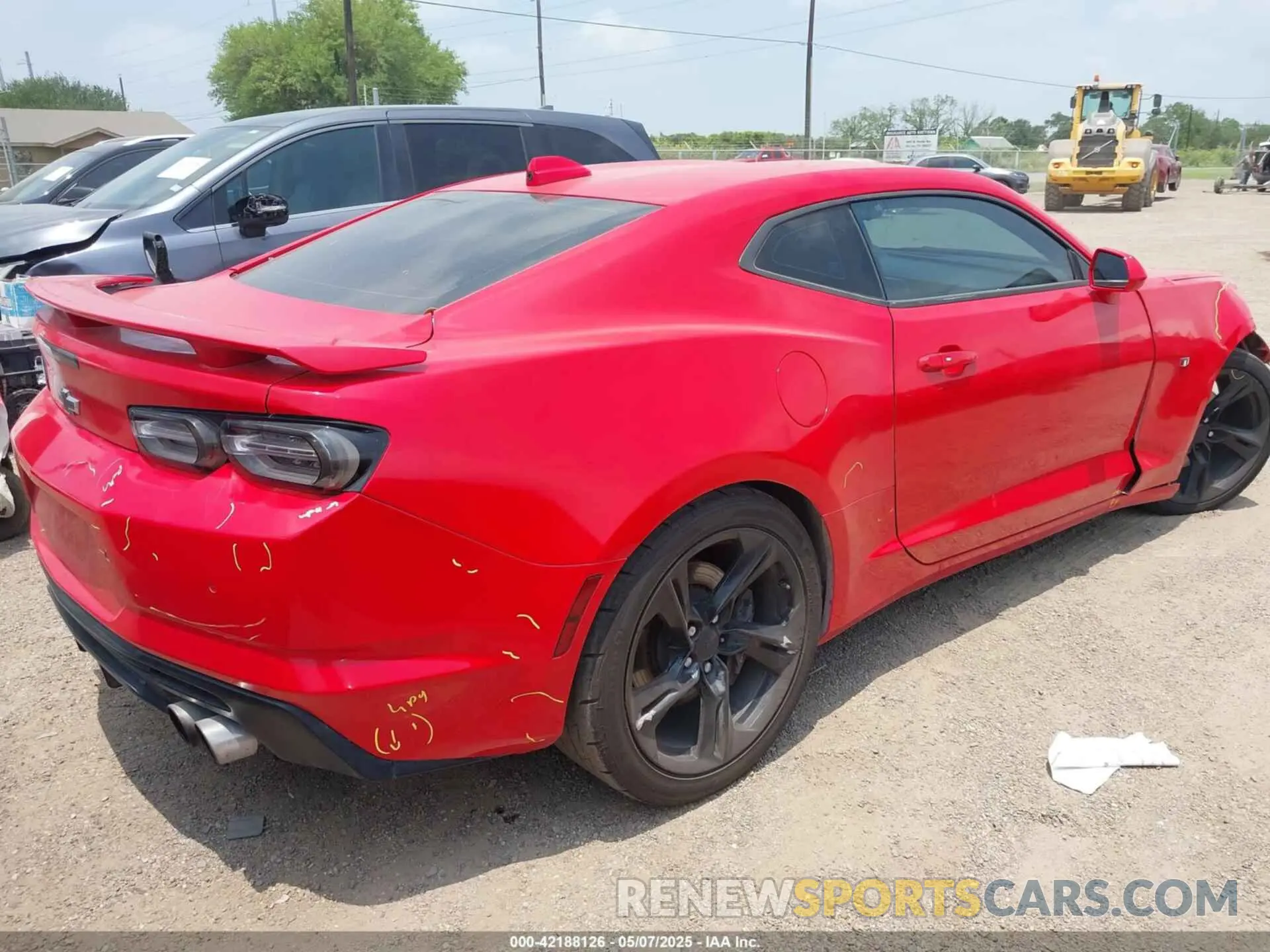 4 Photograph of a damaged car 1G1FH1R70L0114005 CHEVROLET CAMARO 2020