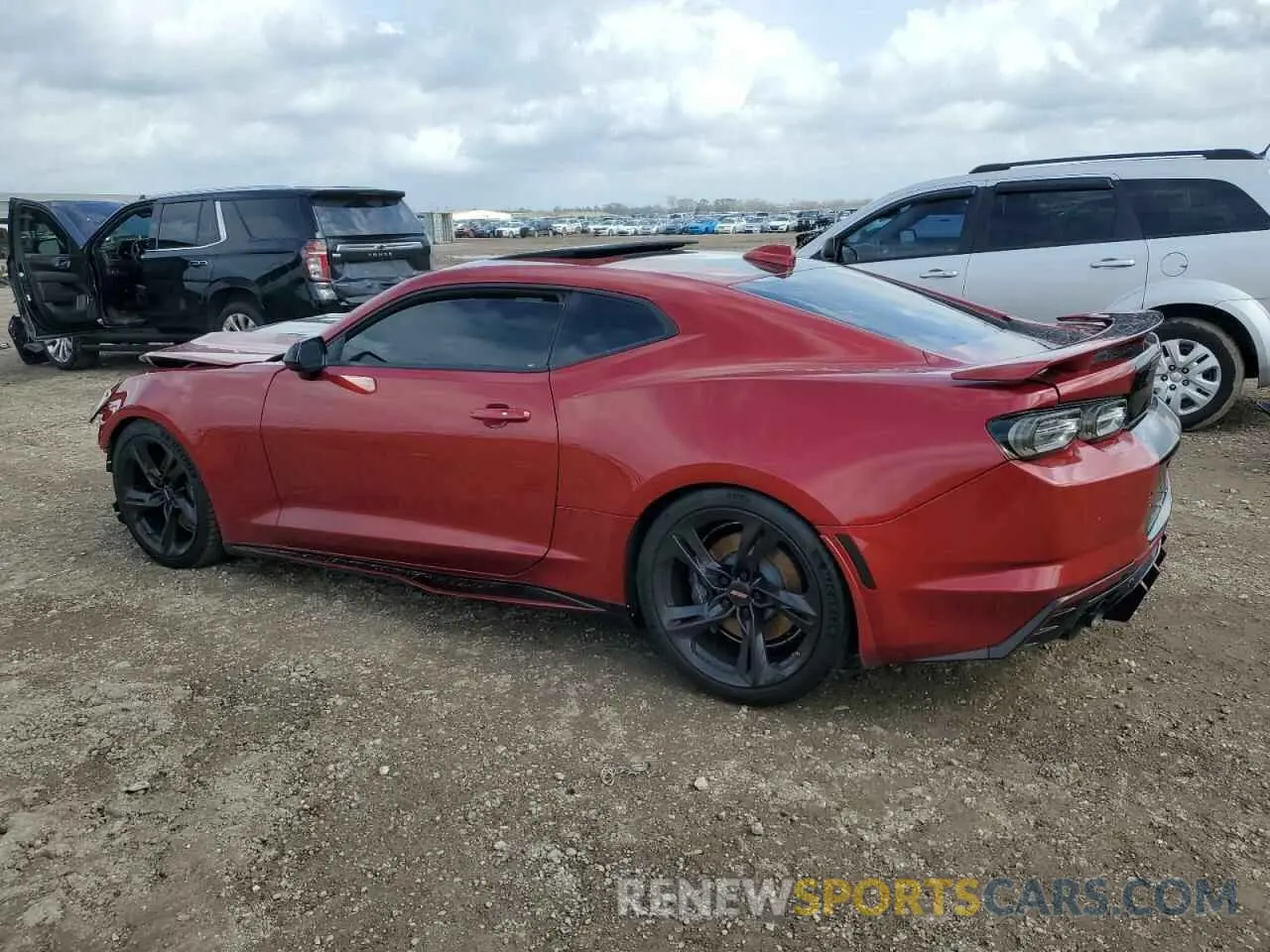 2 Photograph of a damaged car 1G1FH1R75L0126229 CHEVROLET CAMARO 2020