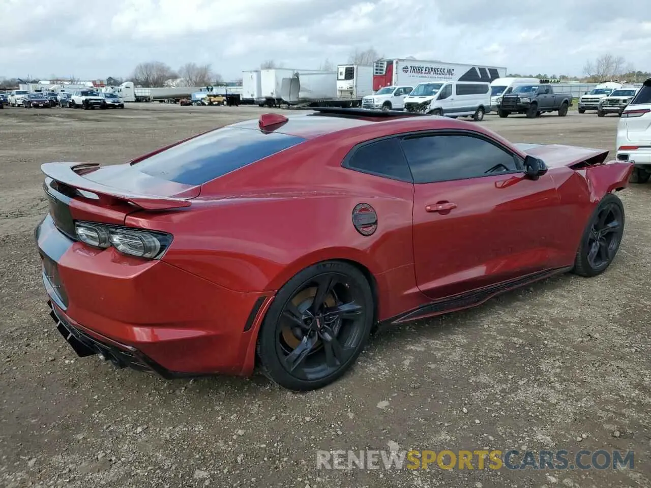 3 Photograph of a damaged car 1G1FH1R75L0126229 CHEVROLET CAMARO 2020