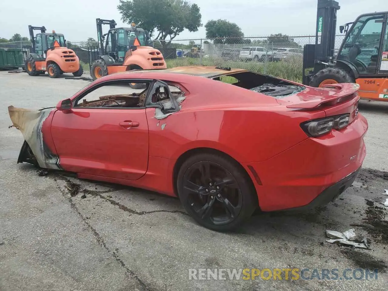 2 Photograph of a damaged car 1G1FH1R76L0130127 CHEVROLET CAMARO 2020