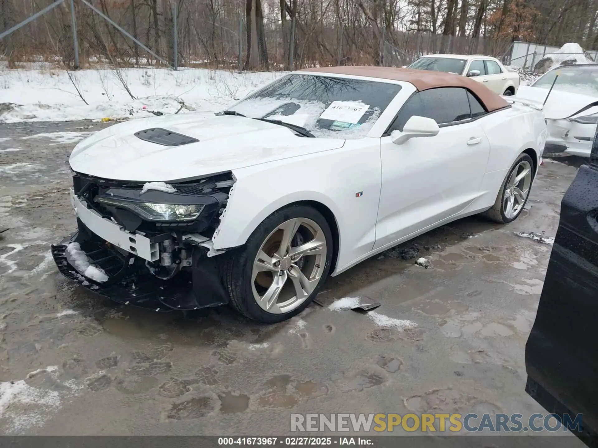 2 Photograph of a damaged car 1G1FH3D70L0108014 CHEVROLET CAMARO 2020