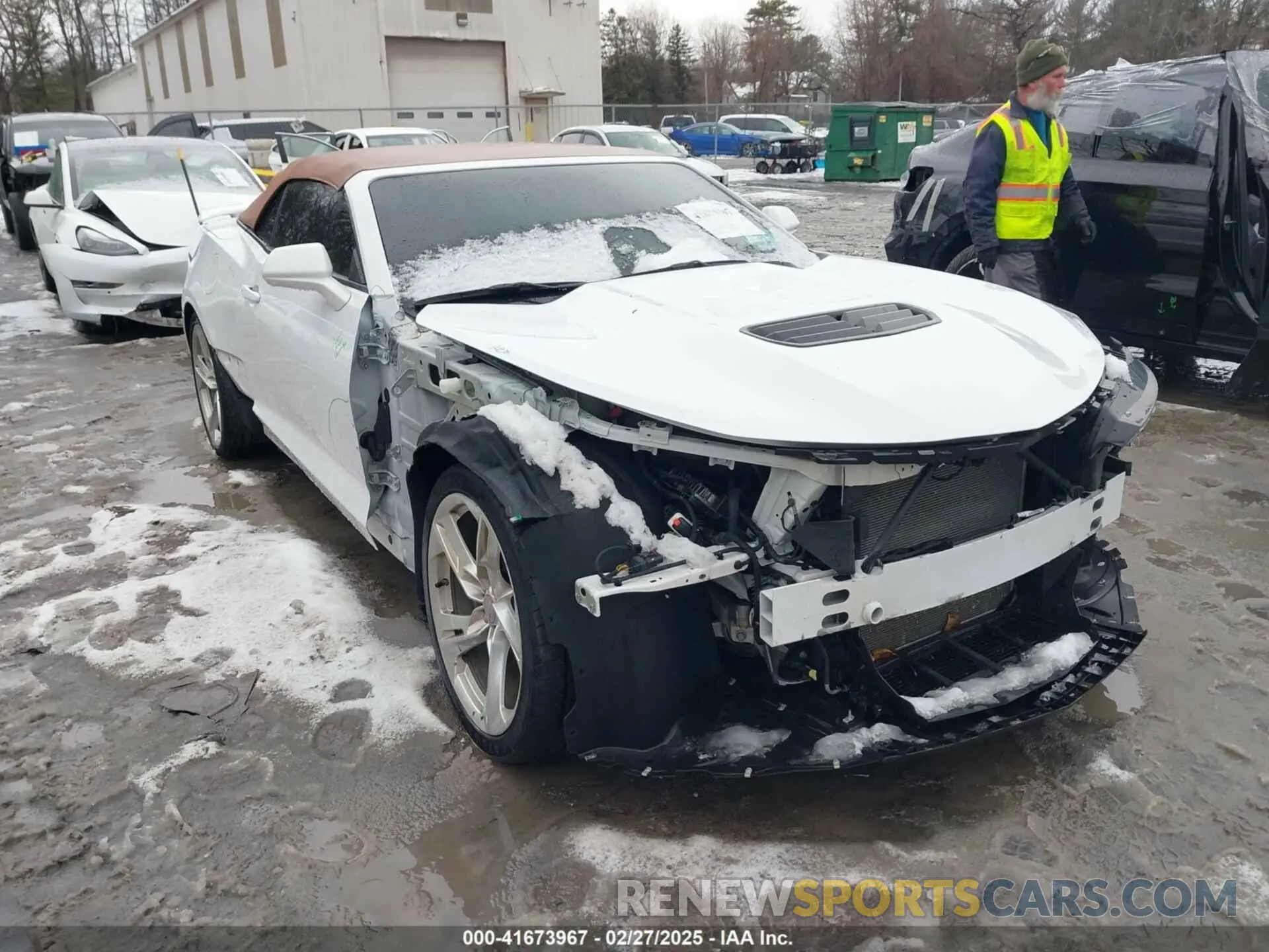 6 Photograph of a damaged car 1G1FH3D70L0108014 CHEVROLET CAMARO 2020