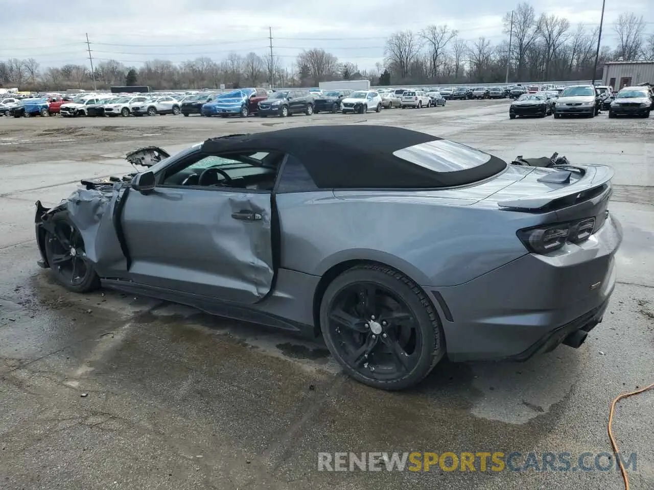 2 Photograph of a damaged car 1G1FH3D75L0102578 CHEVROLET CAMARO 2020