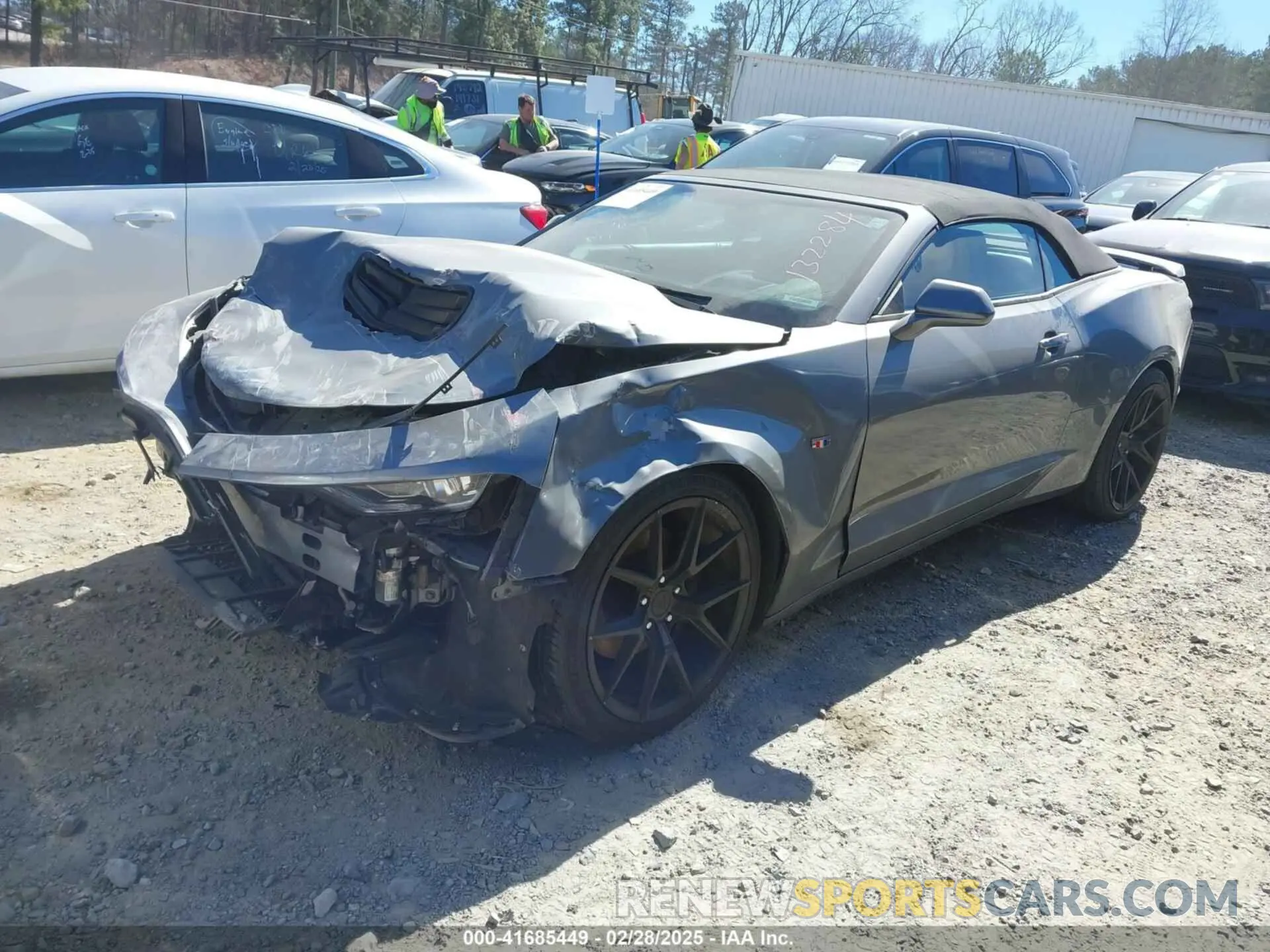 2 Photograph of a damaged car 1G1FH3D76L0132284 CHEVROLET CAMARO 2020
