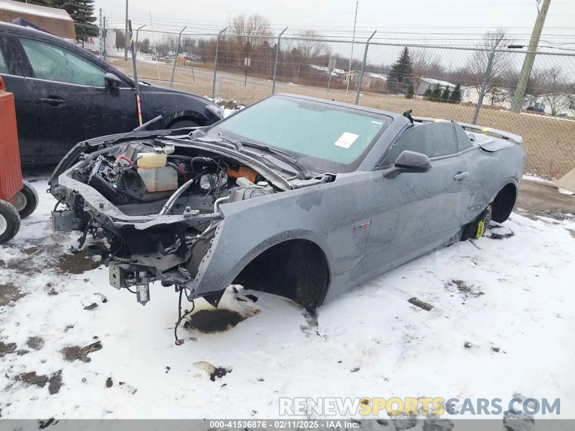 2 Photograph of a damaged car 1G1FH3D76L0143317 CHEVROLET CAMARO 2020