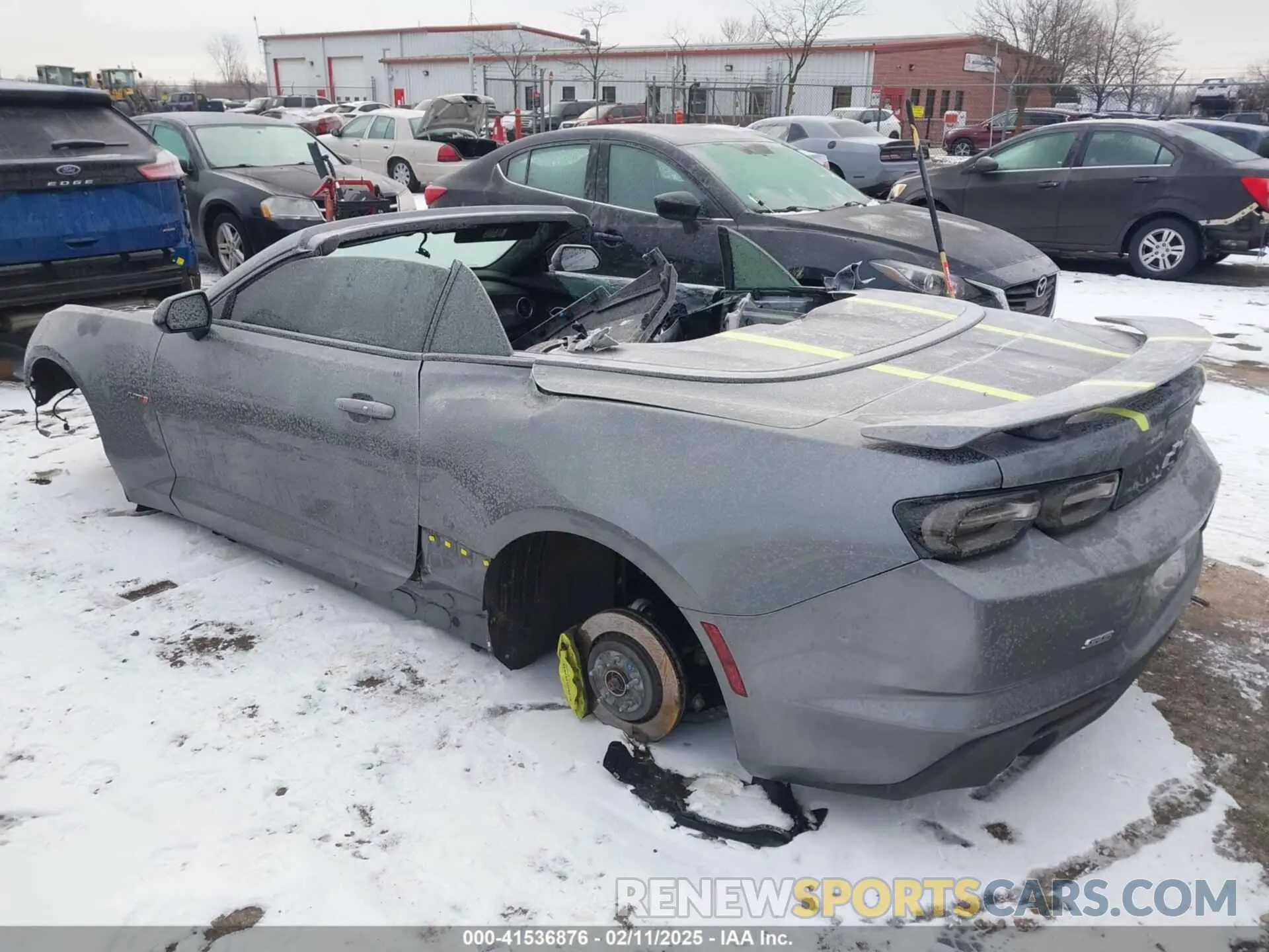 3 Photograph of a damaged car 1G1FH3D76L0143317 CHEVROLET CAMARO 2020