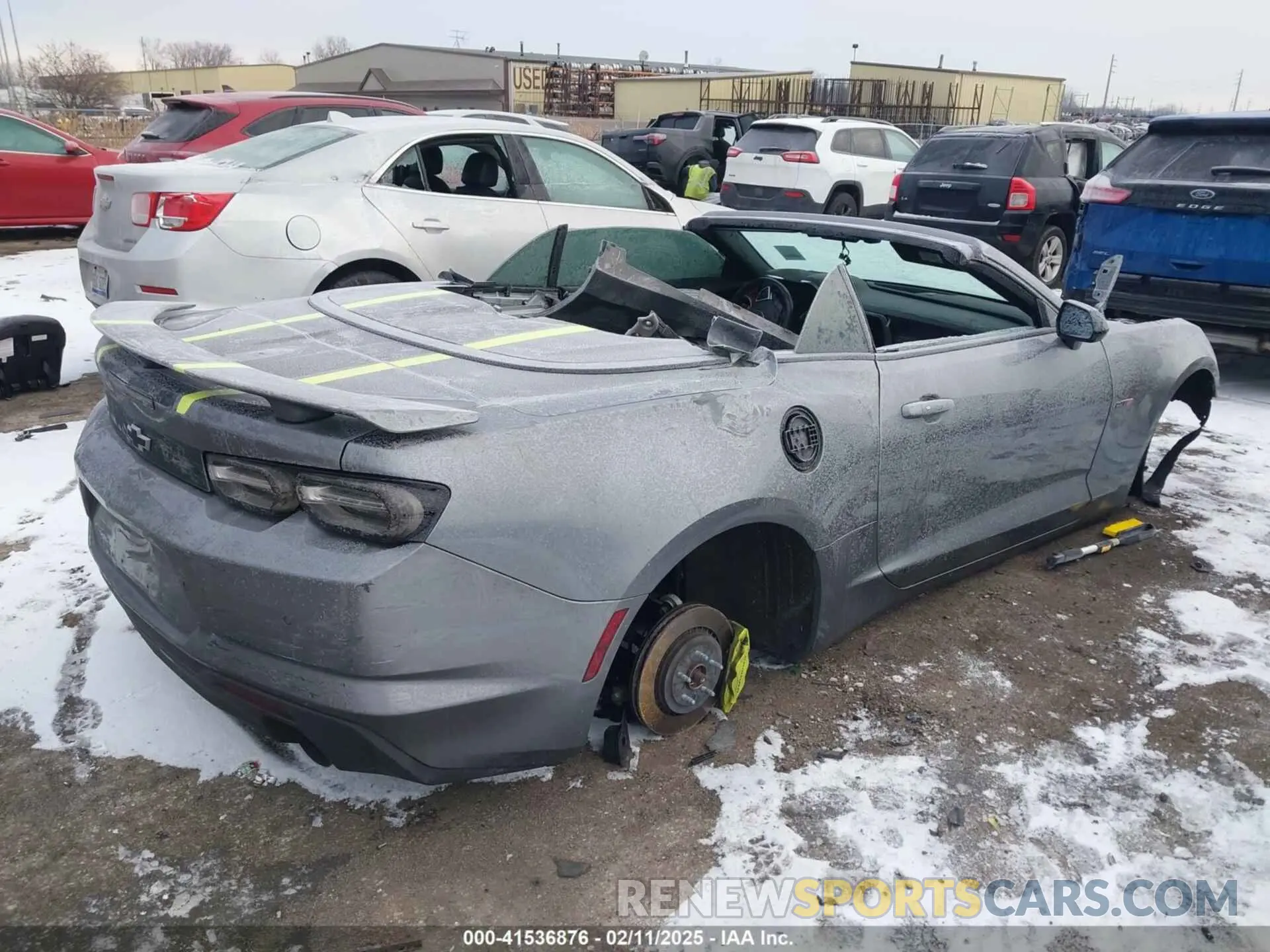 4 Photograph of a damaged car 1G1FH3D76L0143317 CHEVROLET CAMARO 2020