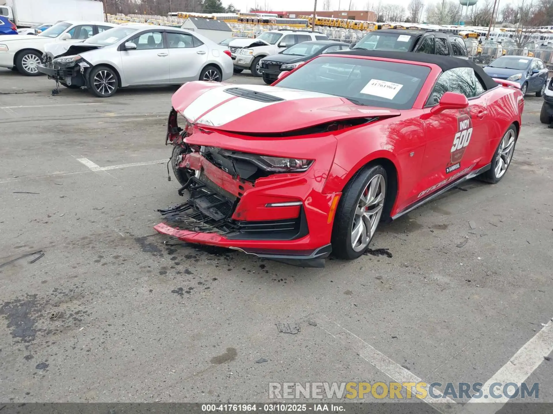 2 Photograph of a damaged car 1G1FH3D7XL0133468 CHEVROLET CAMARO 2020