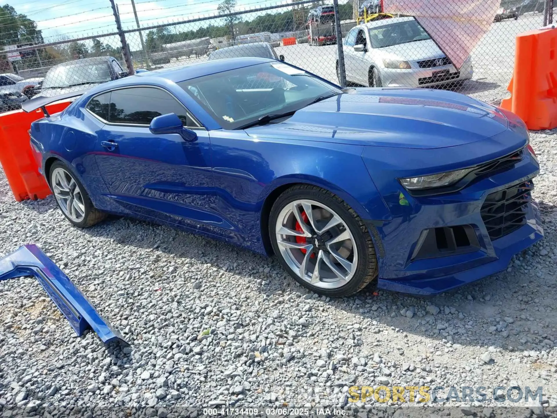 1 Photograph of a damaged car 1G1FA1RS0M0101720 CHEVROLET CAMARO 2021