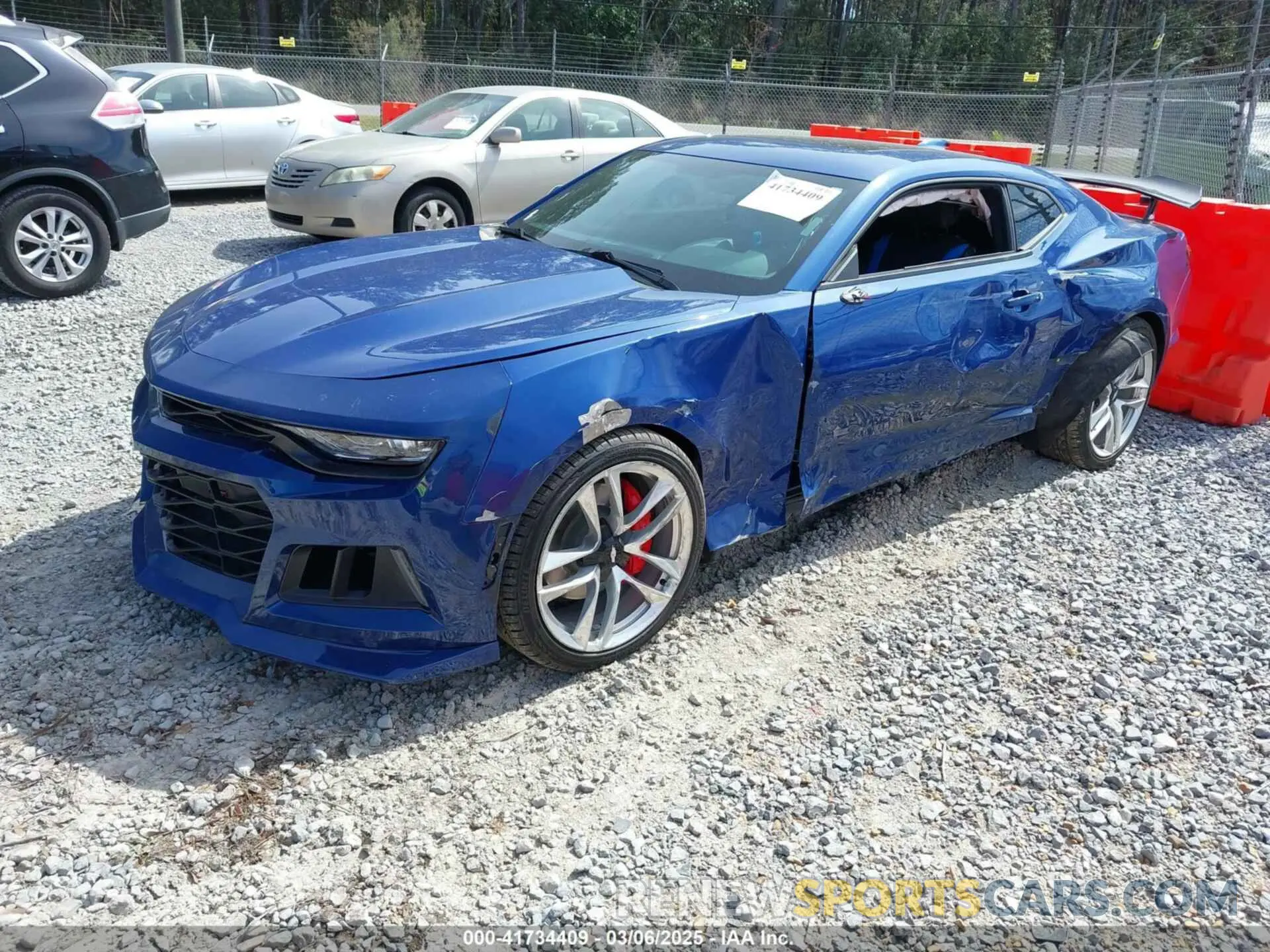 2 Photograph of a damaged car 1G1FA1RS0M0101720 CHEVROLET CAMARO 2021