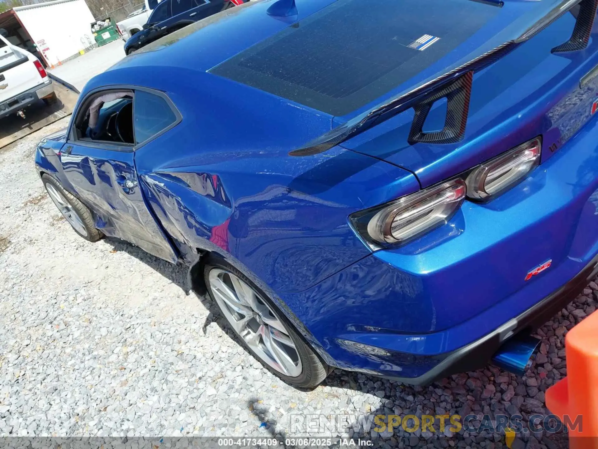 3 Photograph of a damaged car 1G1FA1RS0M0101720 CHEVROLET CAMARO 2021