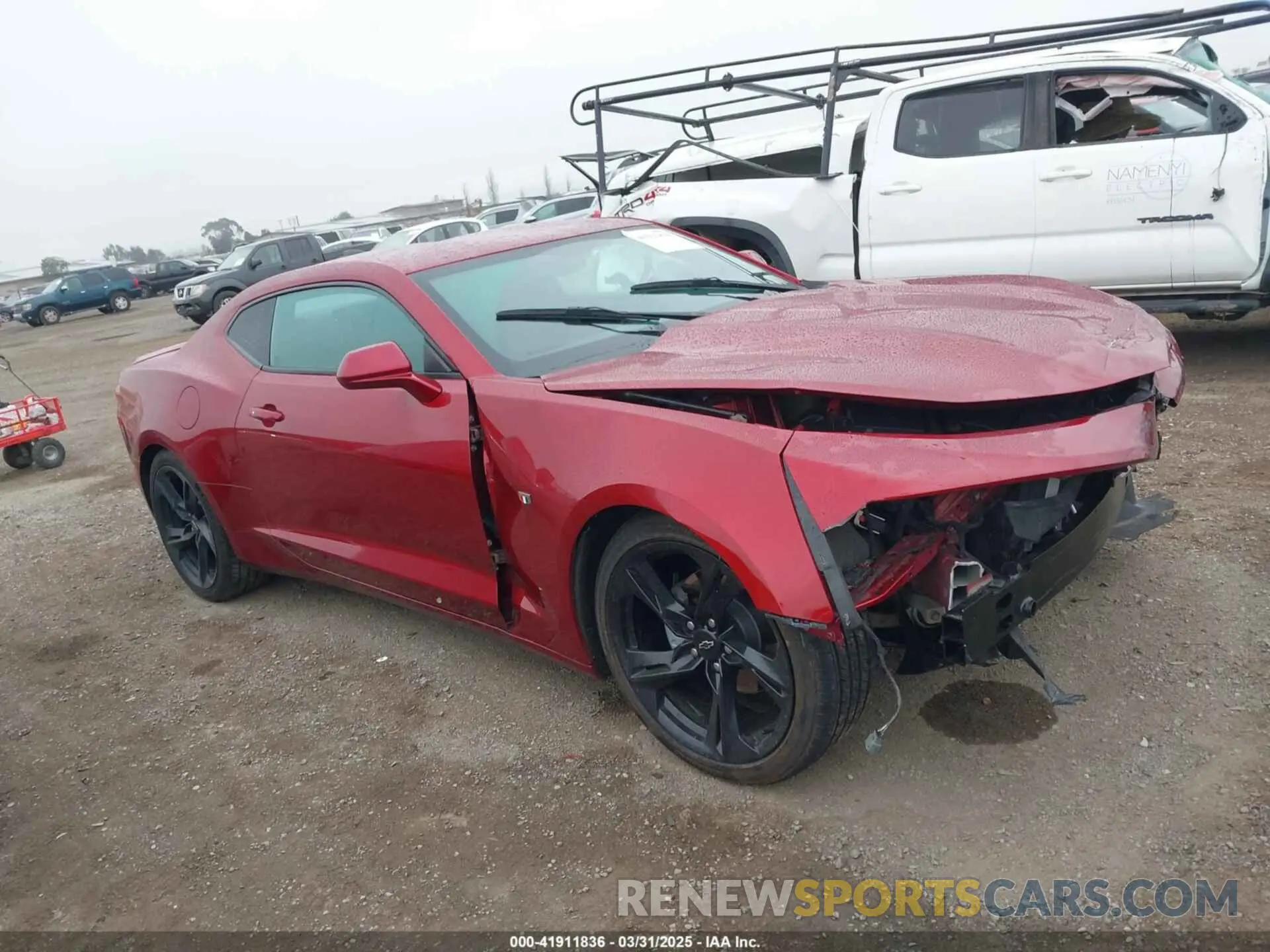 1 Photograph of a damaged car 1G1FA1RS6M0141462 CHEVROLET CAMARO 2021