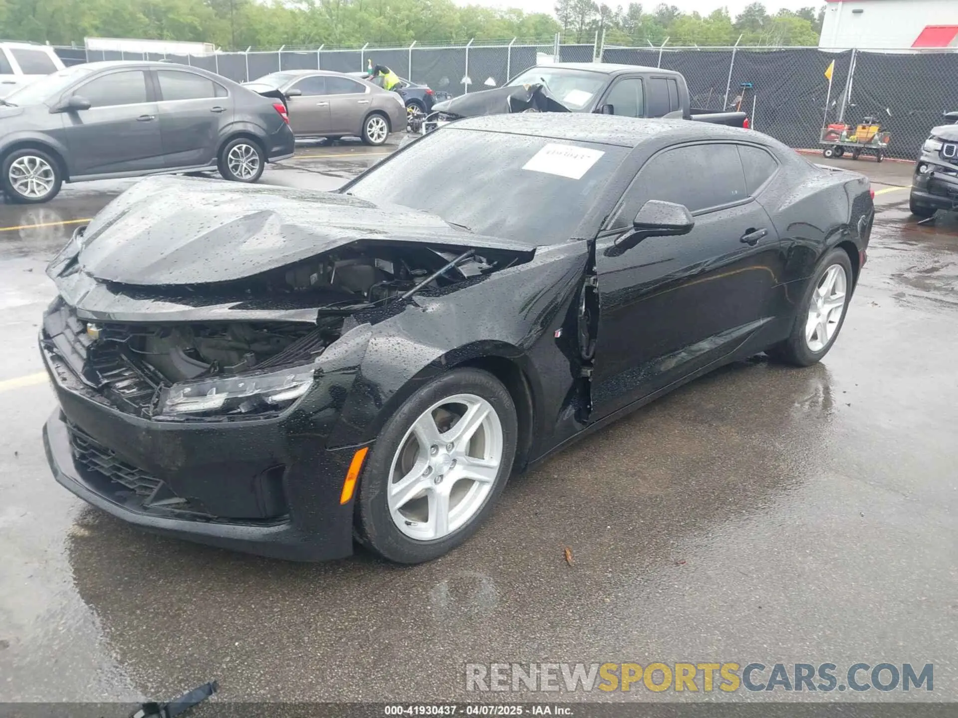 2 Photograph of a damaged car 1G1FA1RX7M0117053 CHEVROLET CAMARO 2021