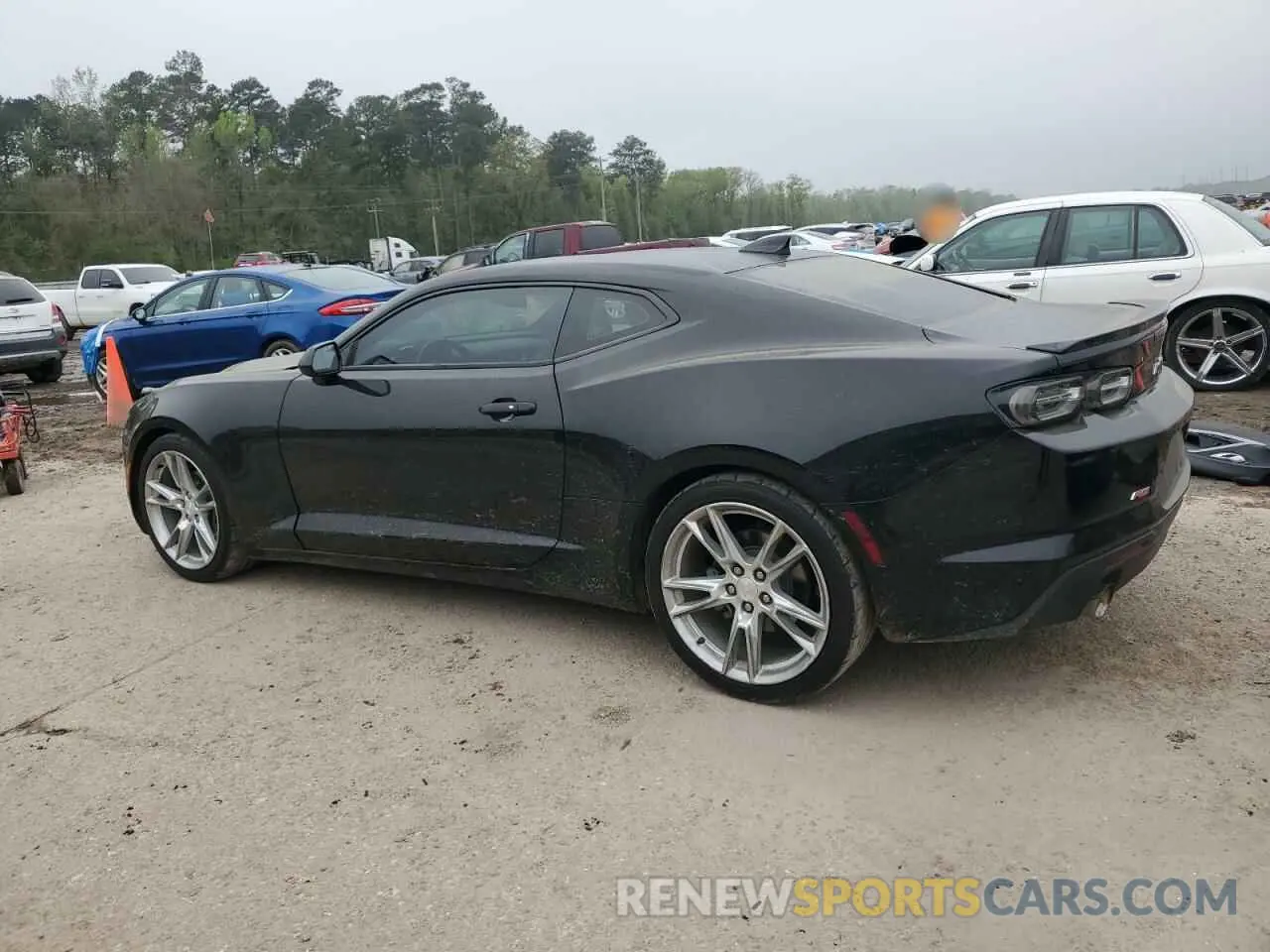 2 Photograph of a damaged car 1G1FB1RS0M0100581 CHEVROLET CAMARO 2021