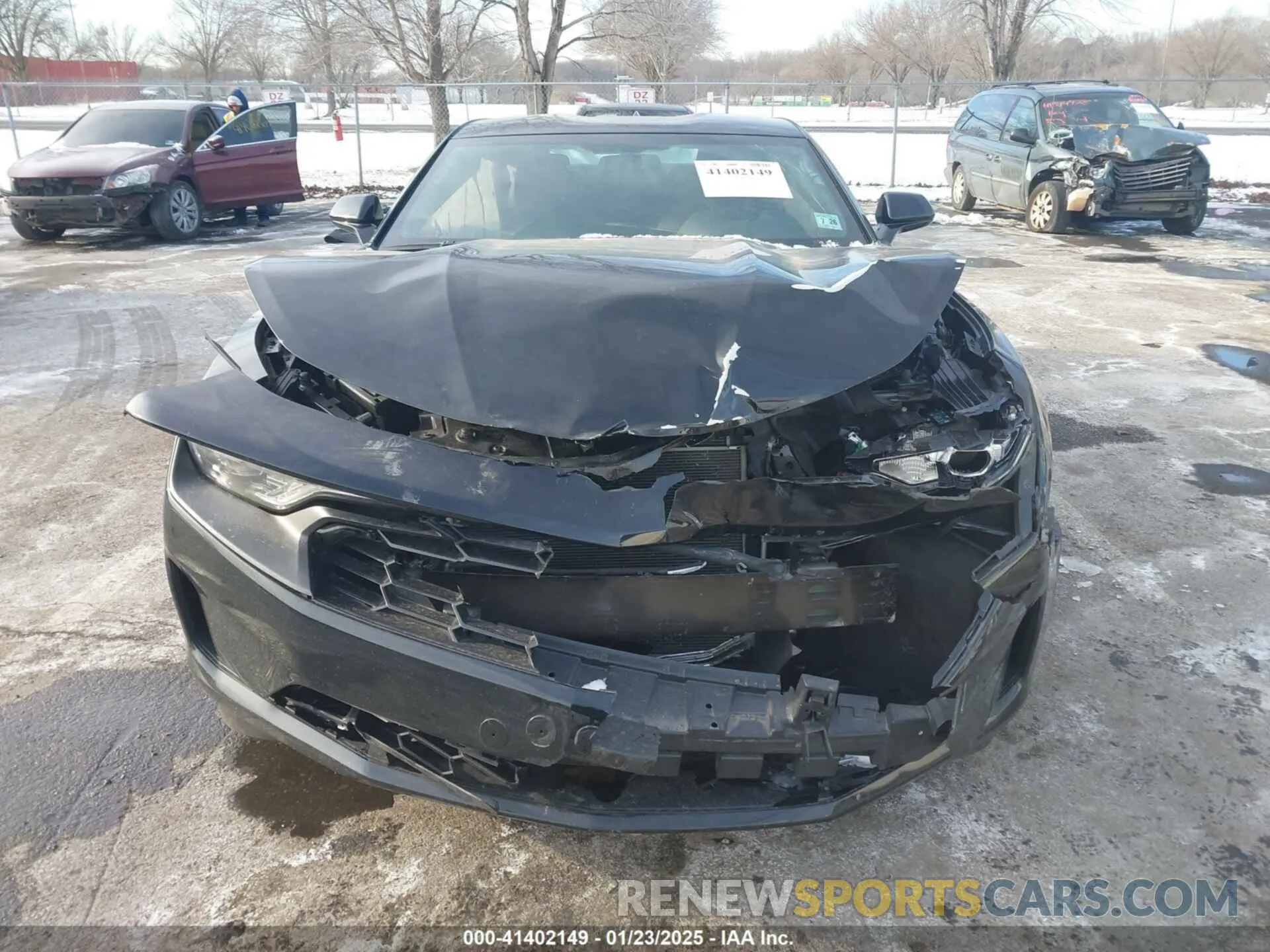 12 Photograph of a damaged car 1G1FB1RS0M0139221 CHEVROLET CAMARO 2021