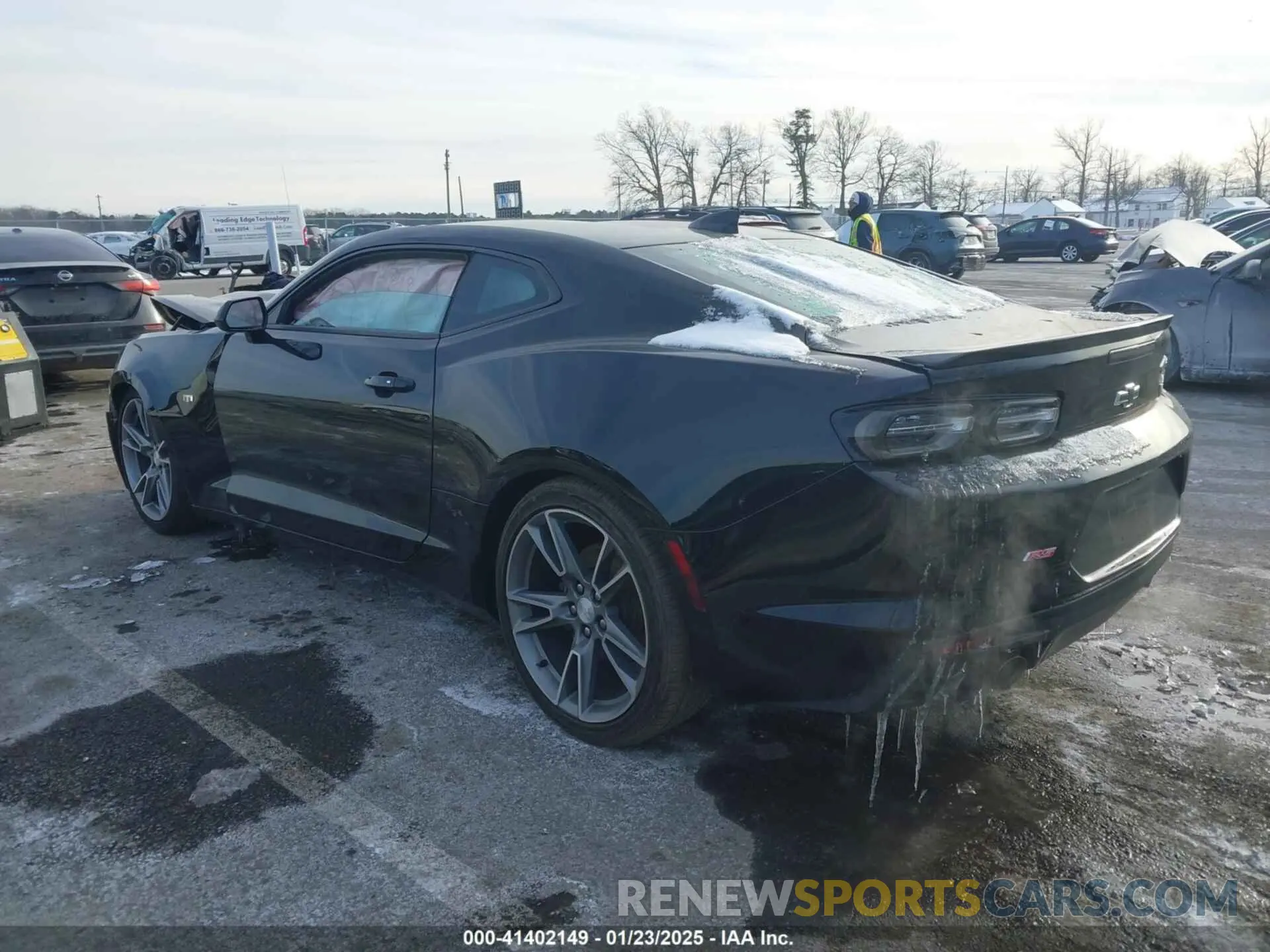 3 Photograph of a damaged car 1G1FB1RS0M0139221 CHEVROLET CAMARO 2021