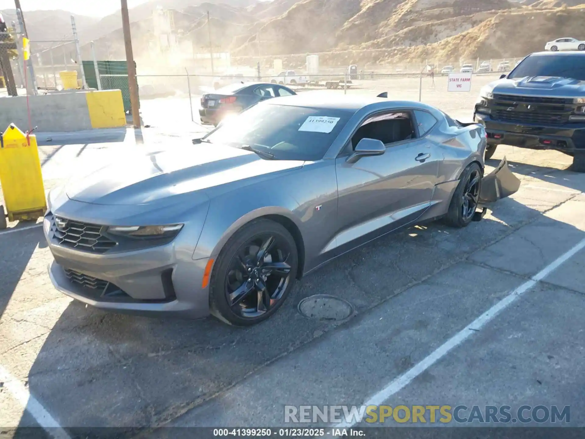 2 Photograph of a damaged car 1G1FB1RS1M0142631 CHEVROLET CAMARO 2021