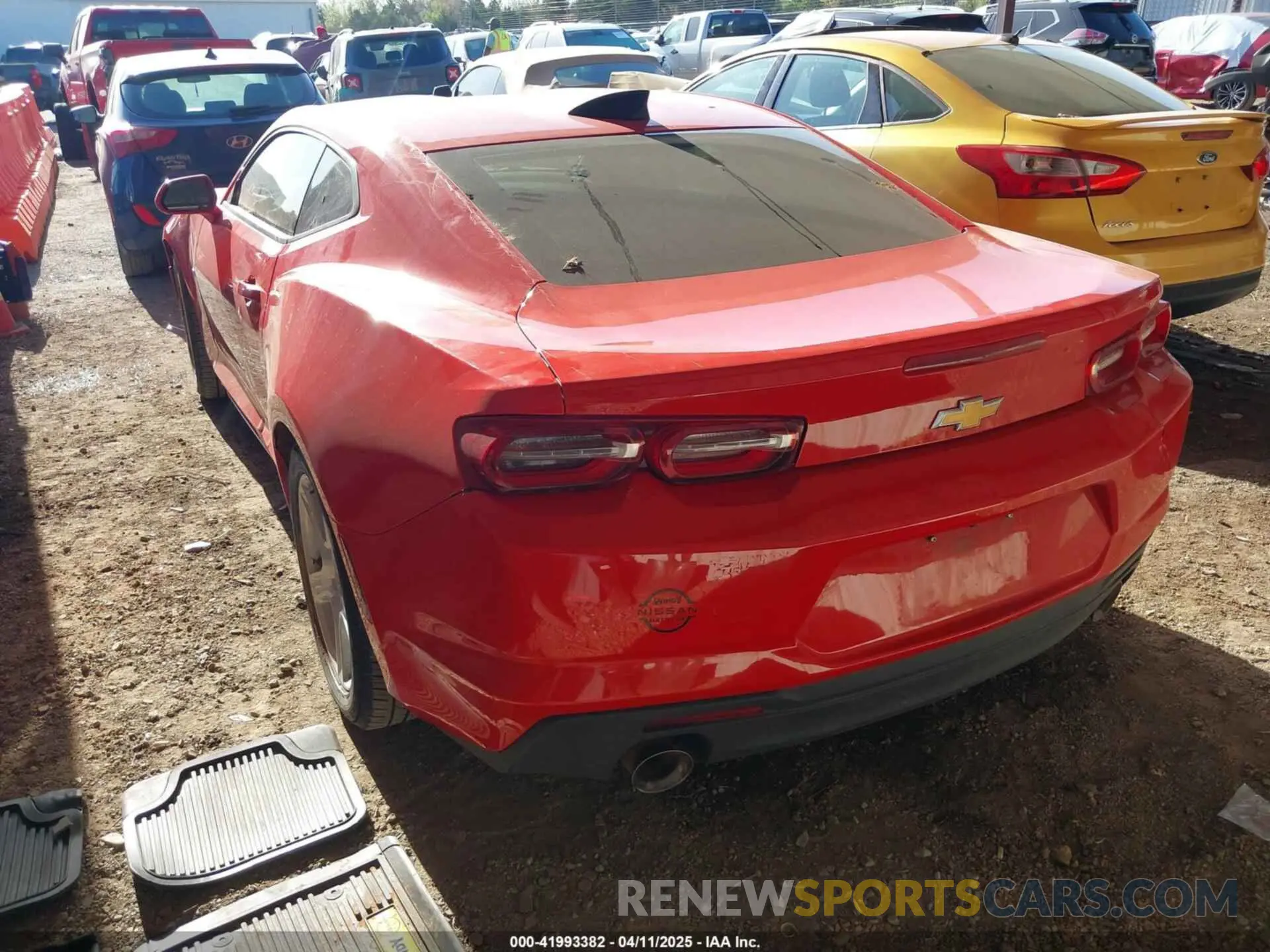 3 Photograph of a damaged car 1G1FB1RS2M0127023 CHEVROLET CAMARO 2021