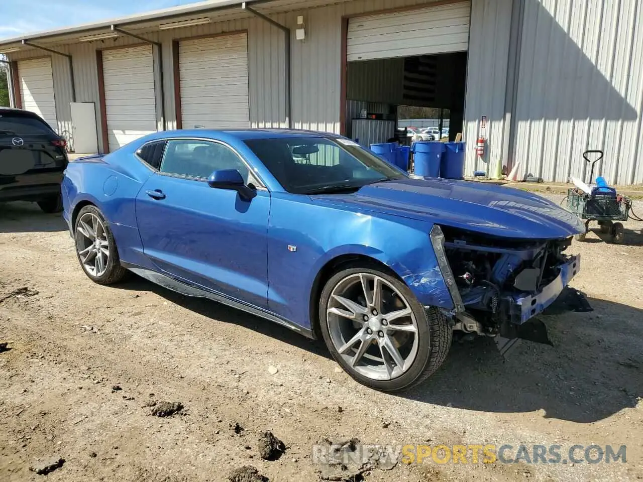 4 Photograph of a damaged car 1G1FB1RS3M0104575 CHEVROLET CAMARO 2021
