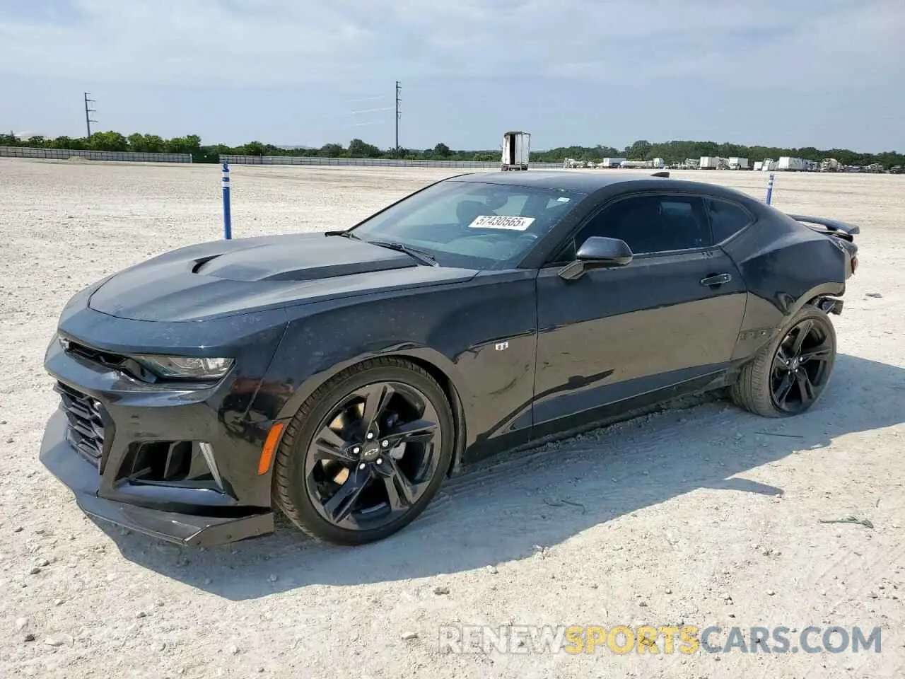 1 Photograph of a damaged car 1G1FB1RS3M0140430 CHEVROLET CAMARO 2021