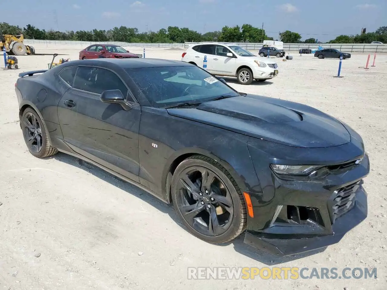 4 Photograph of a damaged car 1G1FB1RS3M0140430 CHEVROLET CAMARO 2021