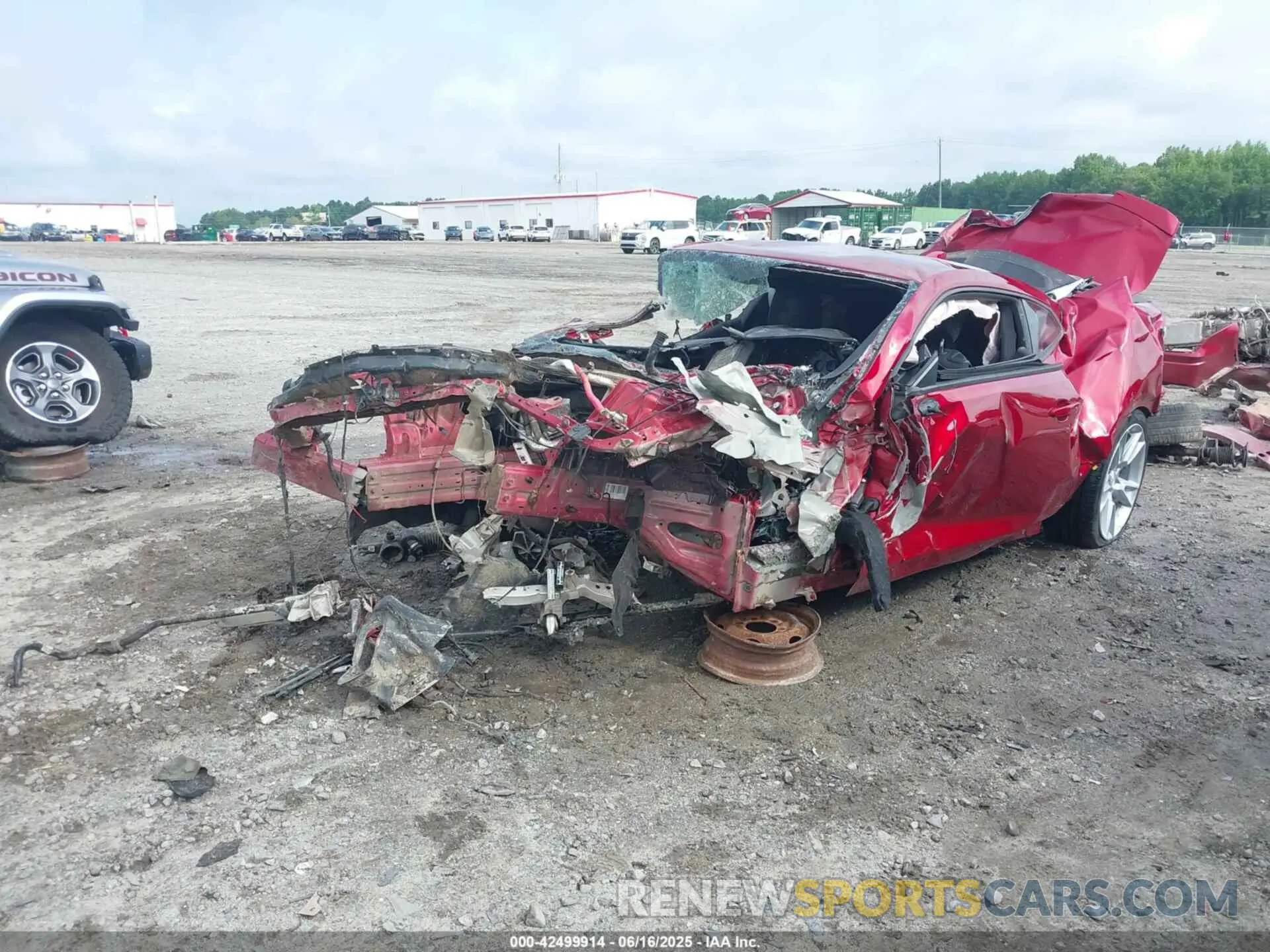 2 Photograph of a damaged car 1G1FB1RS4M0135446 CHEVROLET CAMARO 2021
