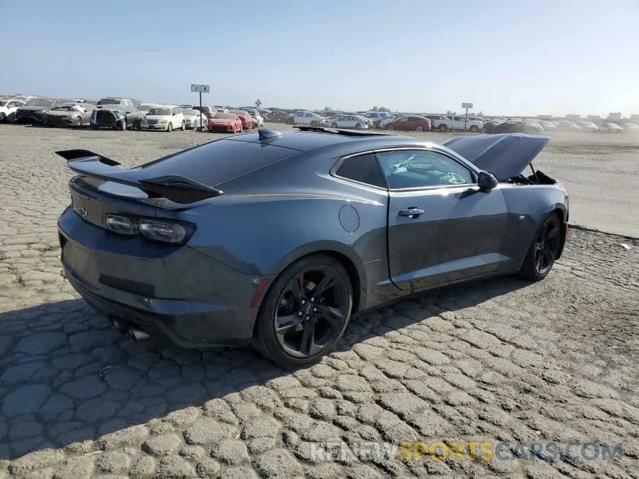 3 Photograph of a damaged car 1G1FB1RS5M0114492 CHEVROLET CAMARO 2021