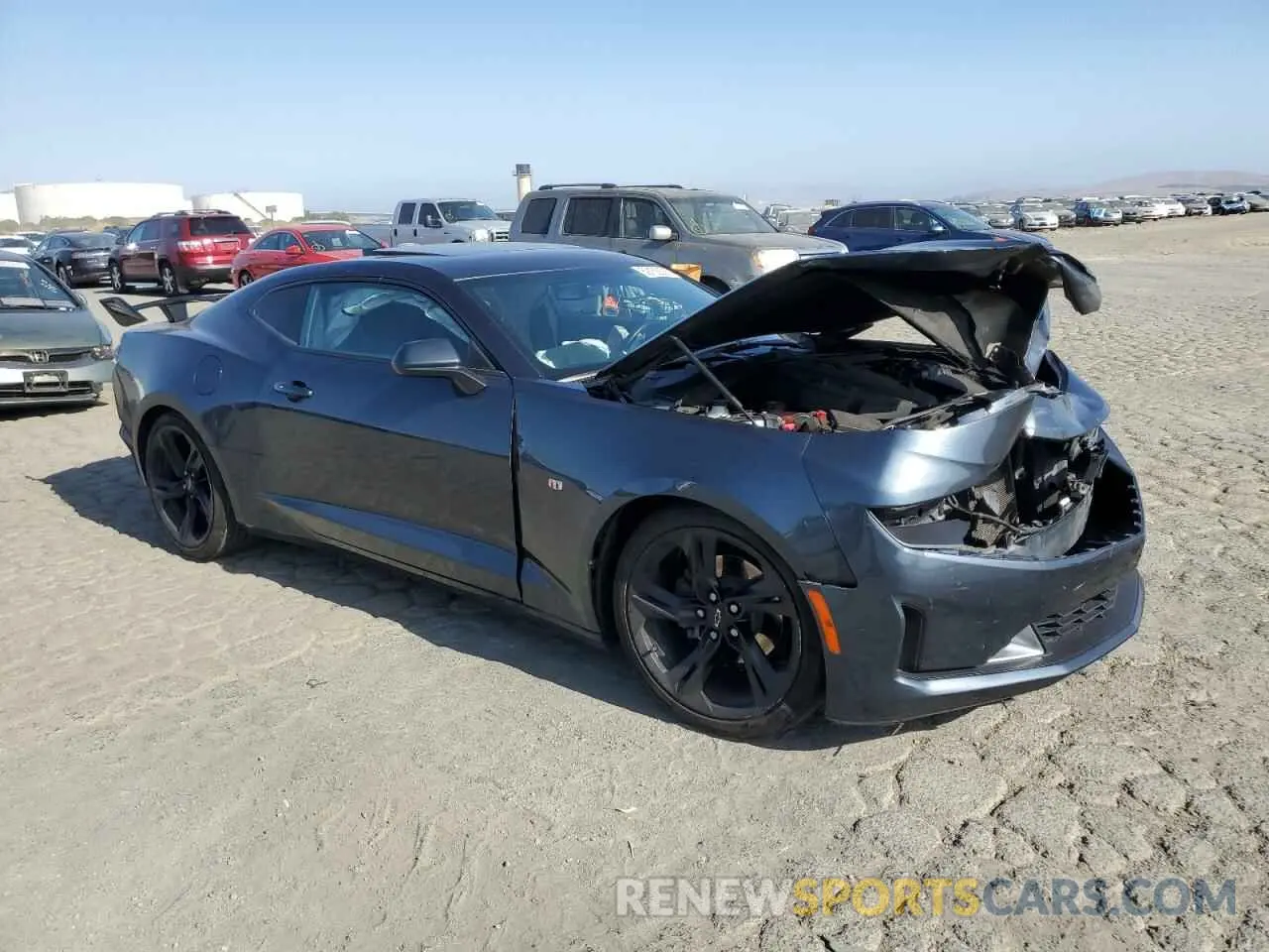 4 Photograph of a damaged car 1G1FB1RS5M0114492 CHEVROLET CAMARO 2021