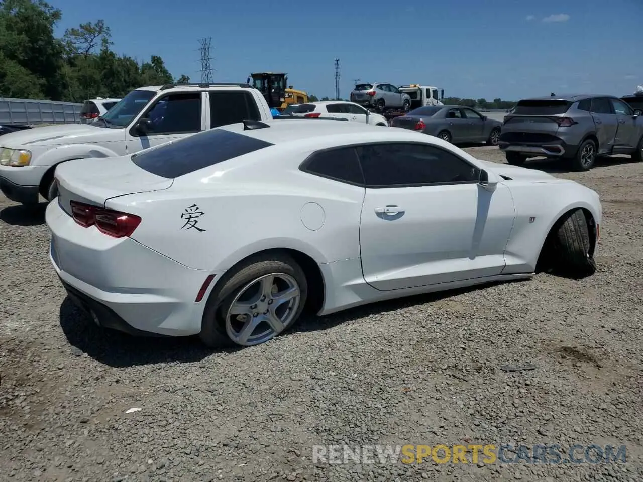 3 Photograph of a damaged car 1G1FB1RS5M0136508 CHEVROLET CAMARO 2021