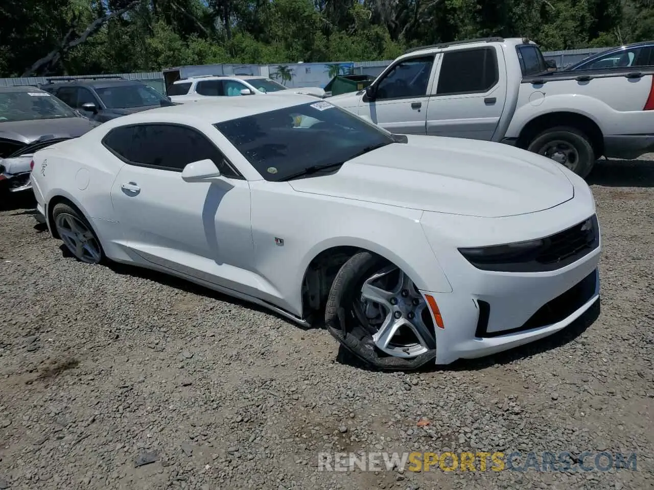 4 Photograph of a damaged car 1G1FB1RS5M0136508 CHEVROLET CAMARO 2021