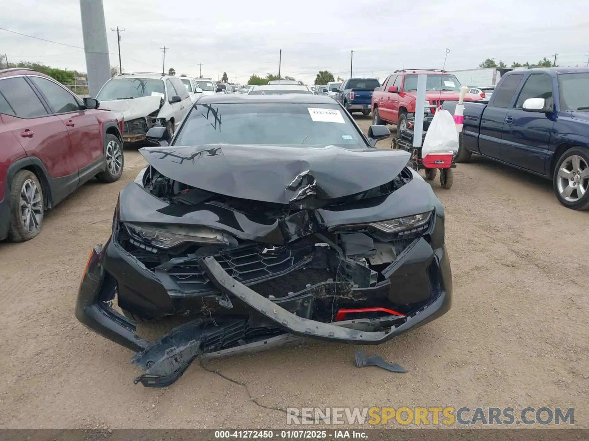 12 Photograph of a damaged car 1G1FB1RS6M0102772 CHEVROLET CAMARO 2021