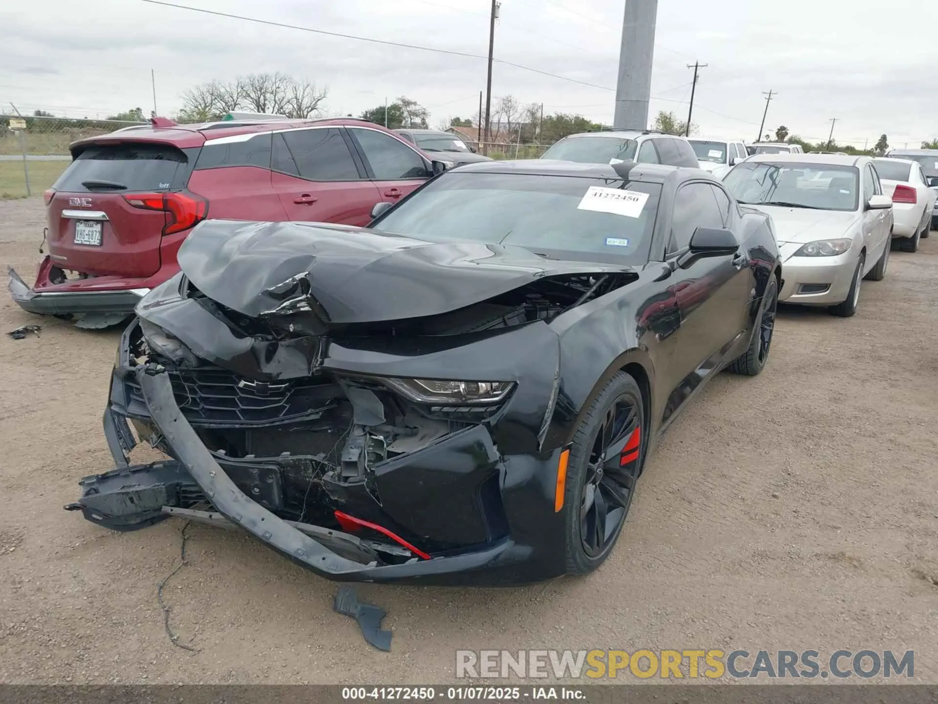 6 Photograph of a damaged car 1G1FB1RS6M0102772 CHEVROLET CAMARO 2021