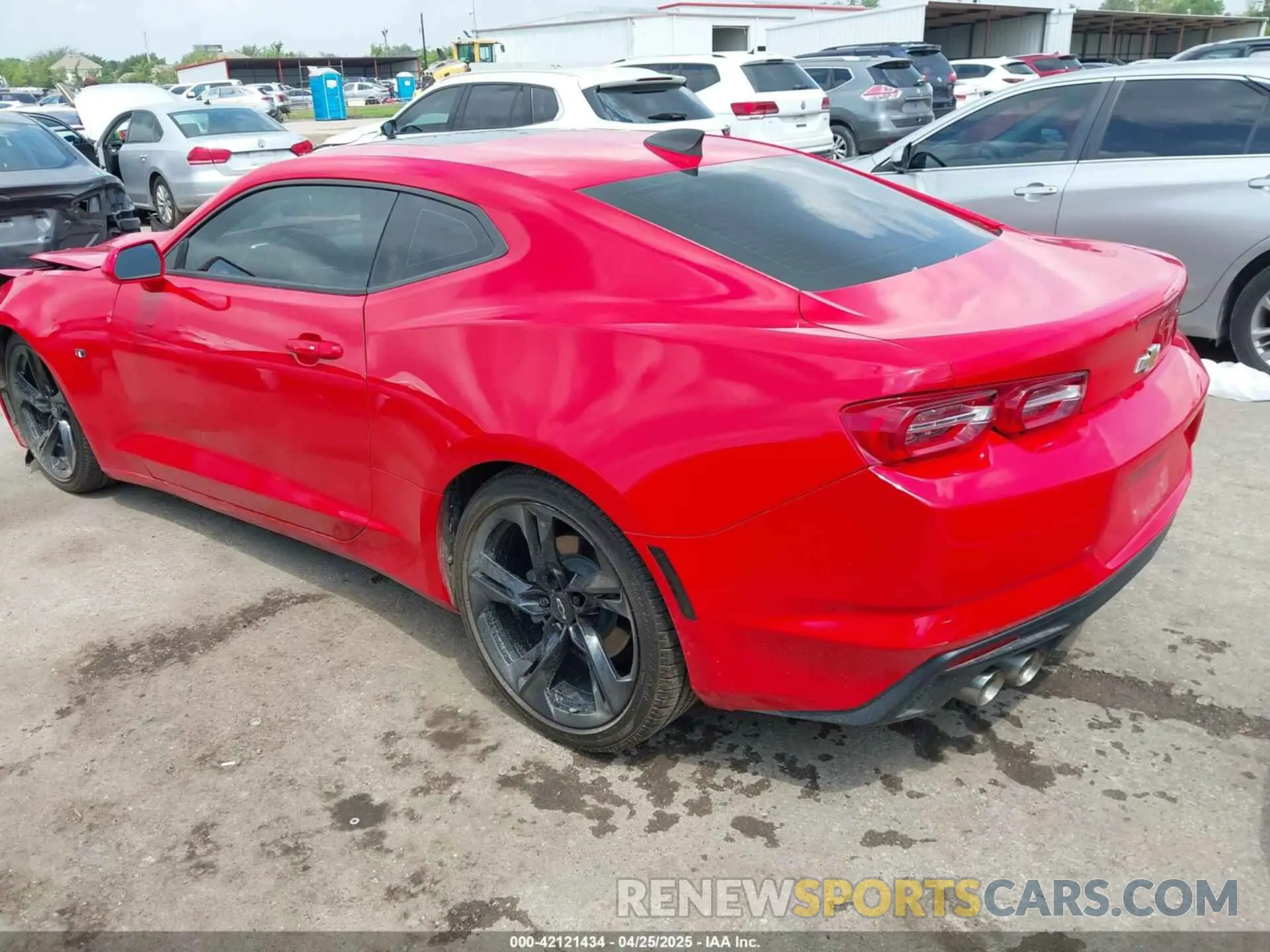3 Photograph of a damaged car 1G1FB1RS8M0141881 CHEVROLET CAMARO 2021