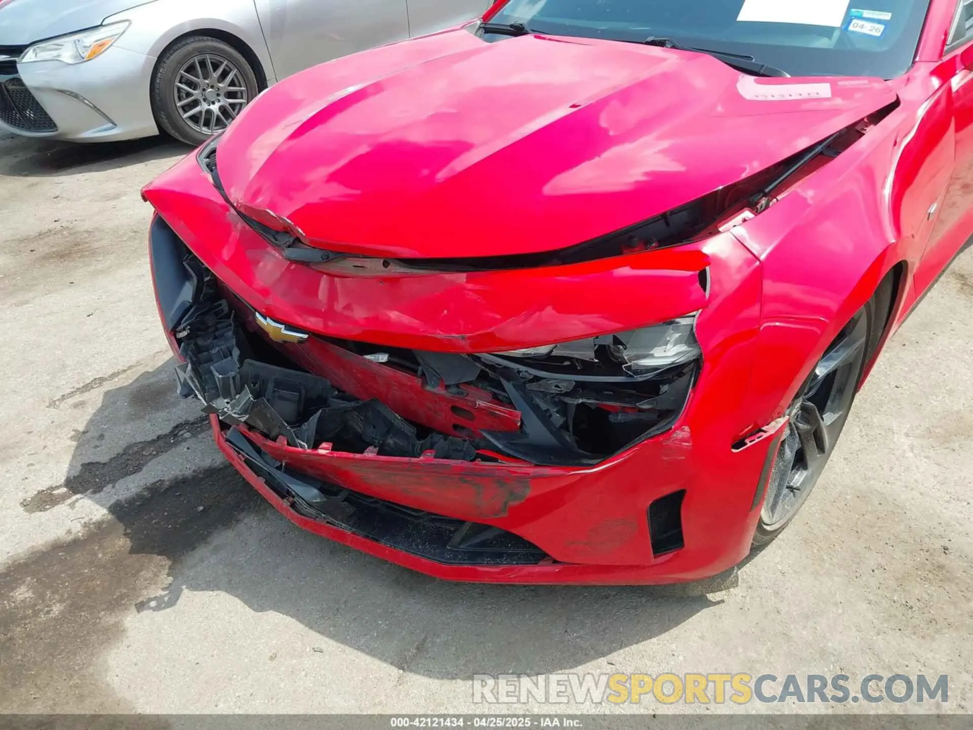 6 Photograph of a damaged car 1G1FB1RS8M0141881 CHEVROLET CAMARO 2021