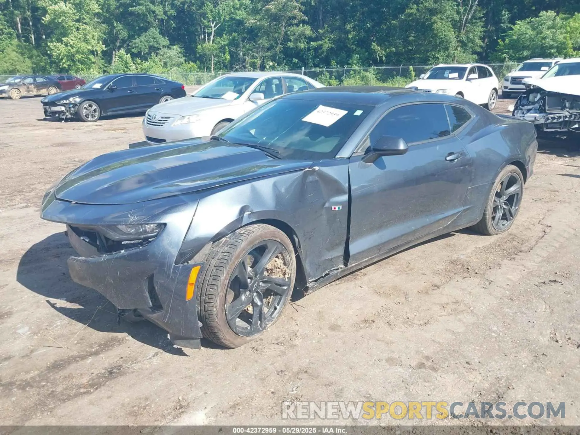 2 Photograph of a damaged car 1G1FB1RS9M0100465 CHEVROLET CAMARO 2021
