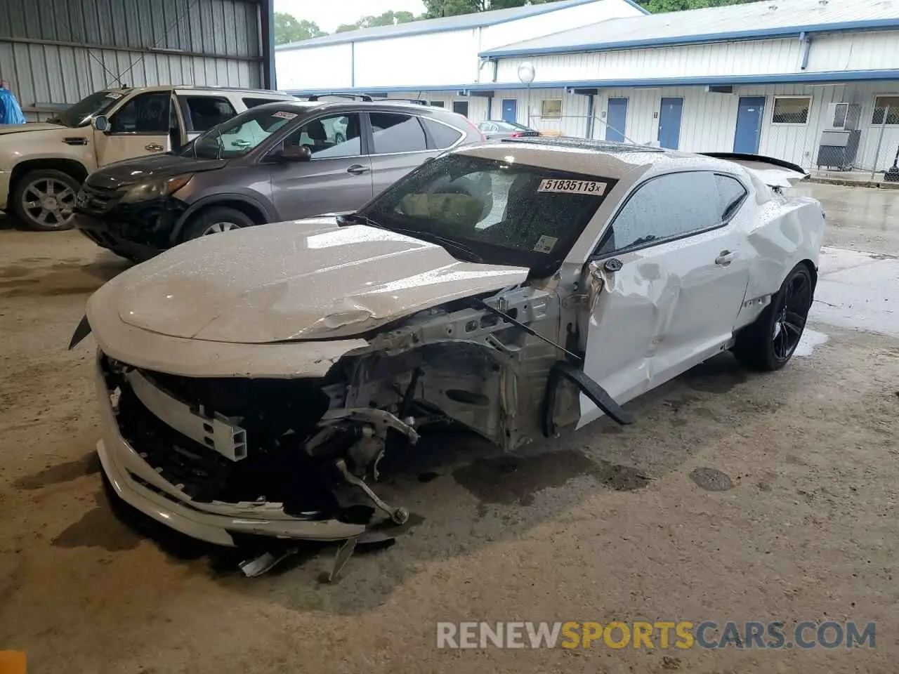 1 Photograph of a damaged car 1G1FB1RSXM0110101 CHEVROLET CAMARO 2021