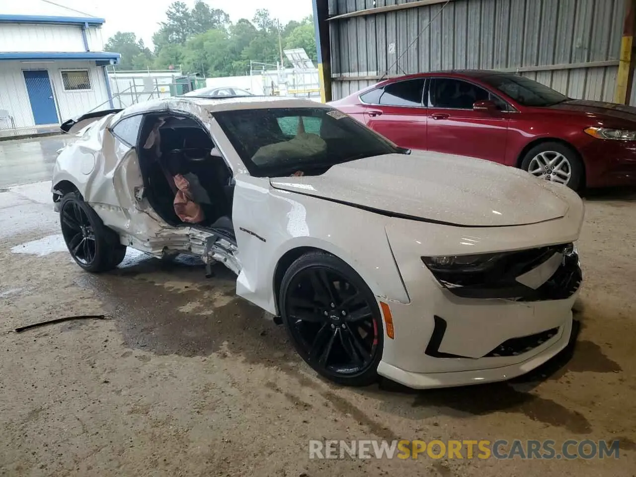 4 Photograph of a damaged car 1G1FB1RSXM0110101 CHEVROLET CAMARO 2021