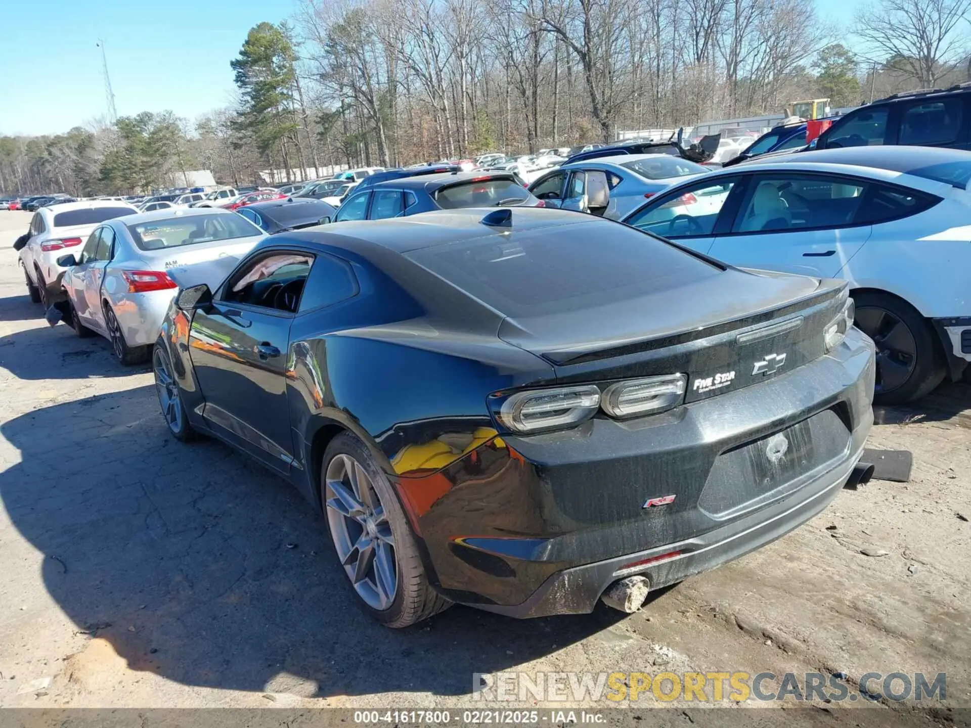 3 Photograph of a damaged car 1G1FB1RSXM0132471 CHEVROLET CAMARO 2021