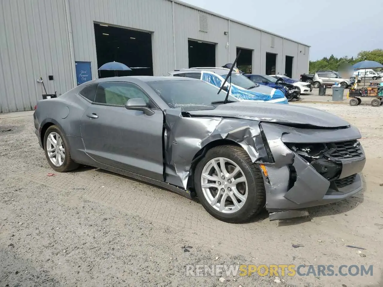 4 Photograph of a damaged car 1G1FB1RX0M0124617 CHEVROLET CAMARO 2021