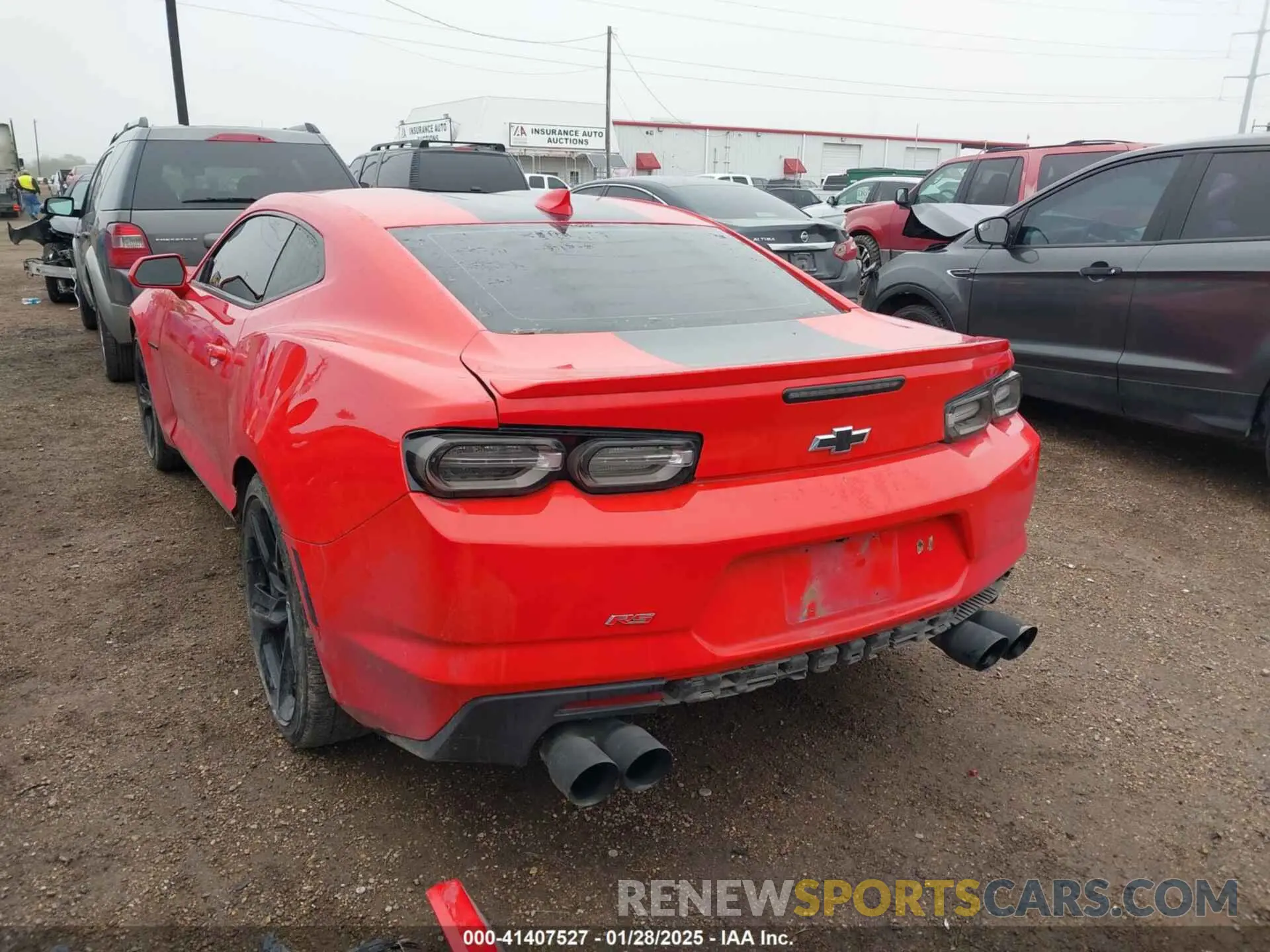 3 Photograph of a damaged car 1G1FB1RX0M0139568 CHEVROLET CAMARO 2021