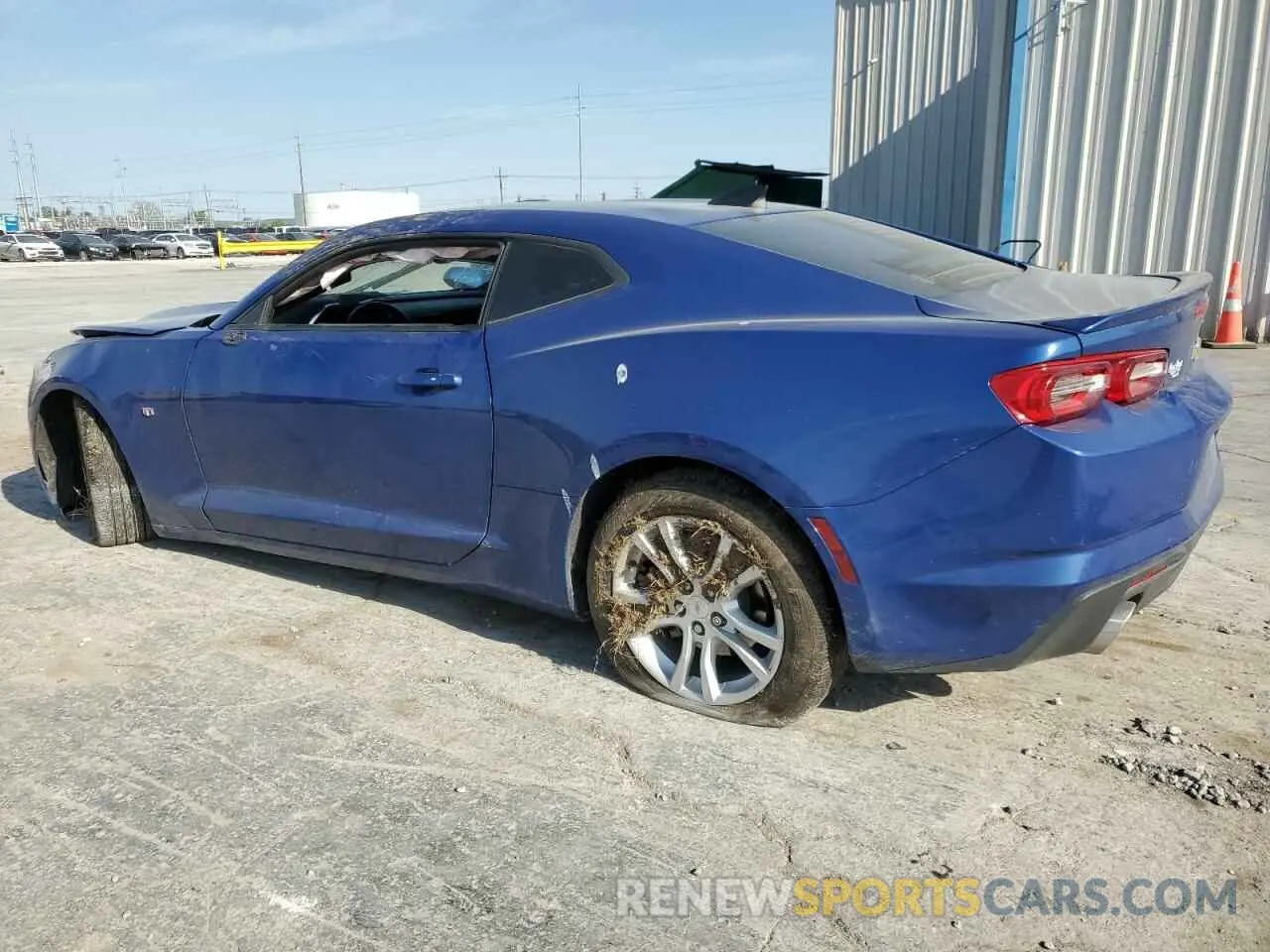 2 Photograph of a damaged car 1G1FB1RX1M0102061 CHEVROLET CAMARO 2021