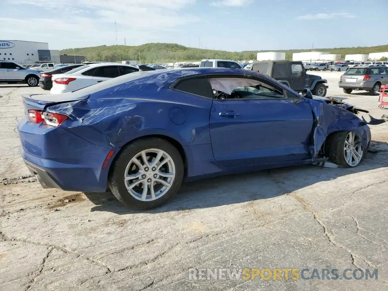 3 Photograph of a damaged car 1G1FB1RX1M0102061 CHEVROLET CAMARO 2021