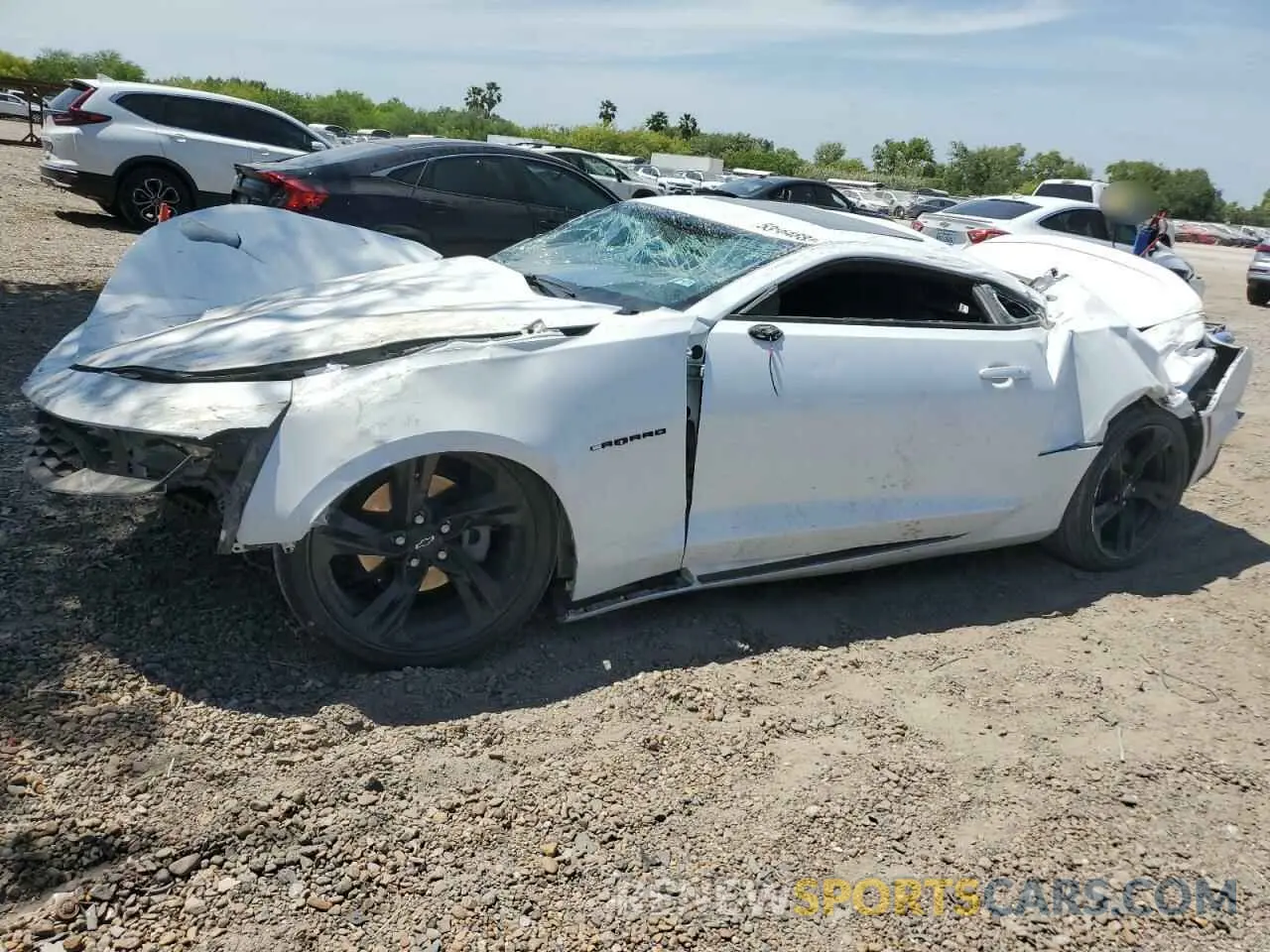 1 Photograph of a damaged car 1G1FB1RX1M0135075 CHEVROLET CAMARO 2021