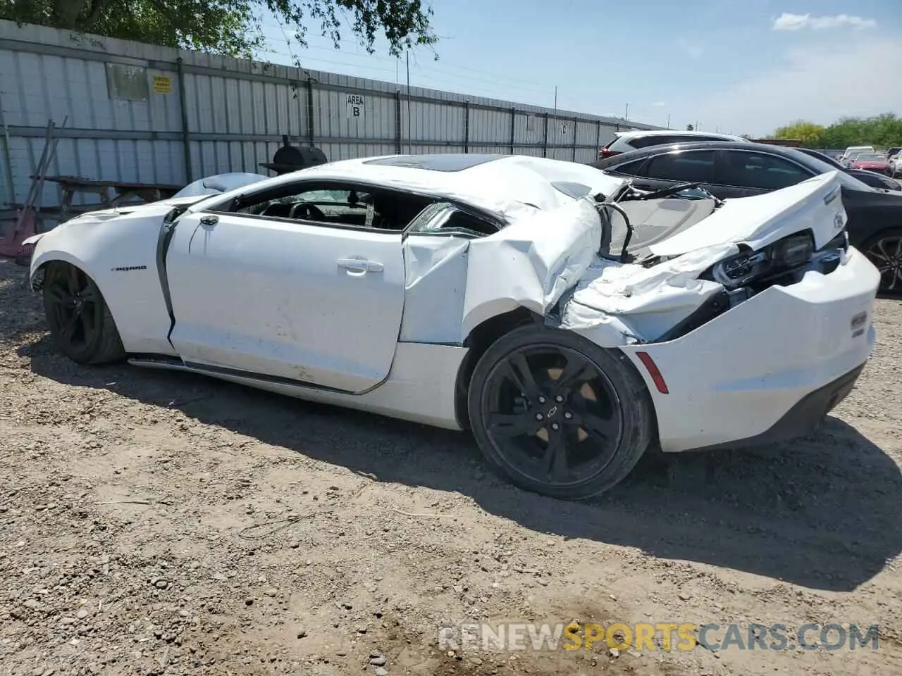 2 Photograph of a damaged car 1G1FB1RX1M0135075 CHEVROLET CAMARO 2021
