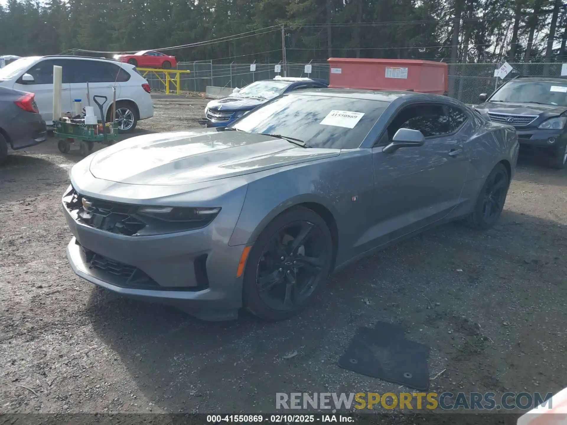 2 Photograph of a damaged car 1G1FB1RX3M0102532 CHEVROLET CAMARO 2021